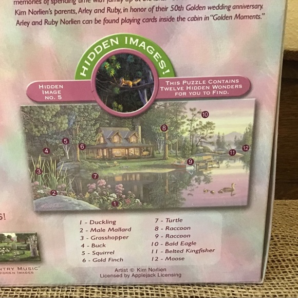 💥 NWT Puzzle Kim Norlien artist. - Picture 6 of 8